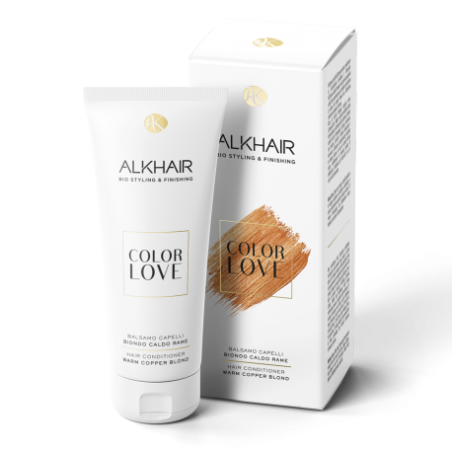 Bio Baume Couleur de l'Amour pour les Cheveux Blonds Chauds de Cuivre Alkemilla Les baumes   Disponible sur Yumibio.com