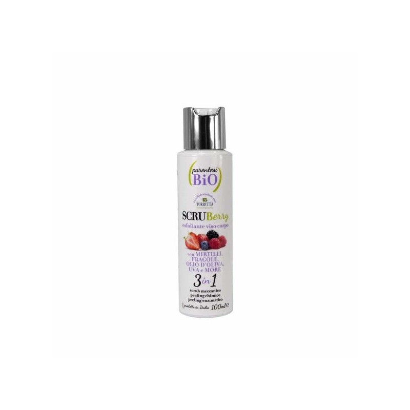 Parentesi Bio  Scrub Esfoliante per Viso e Corpo - Scruberry  Scrub Viso