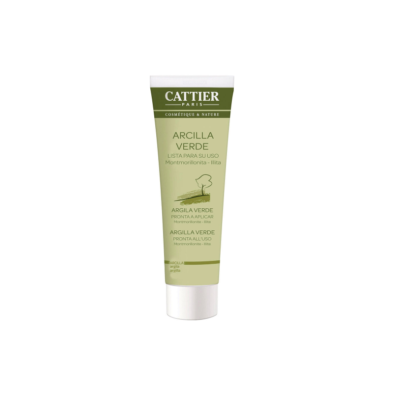 Ready to Use Green Clay Cattier Masks  Available on Yumibio.com