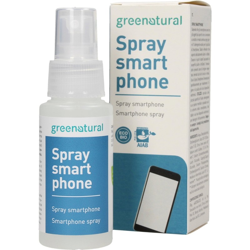 Spray Organic for Cleaning Tablets and Smartphones Greenatural Accessories  Available on Yumibio.com