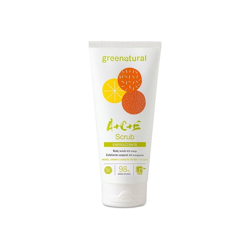 Body scrubs, Organic multi vitamin ACE Greenatural Scrubs  Available on Yumibio.com