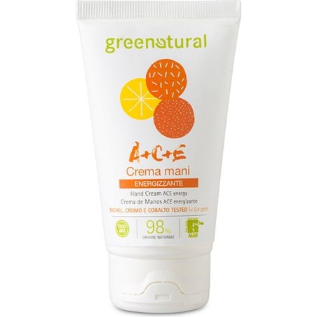 Crème pour les mains Bio vitamine multi ACE Greenatural Les mains et les Ongles   Disponible sur Yumibio.com