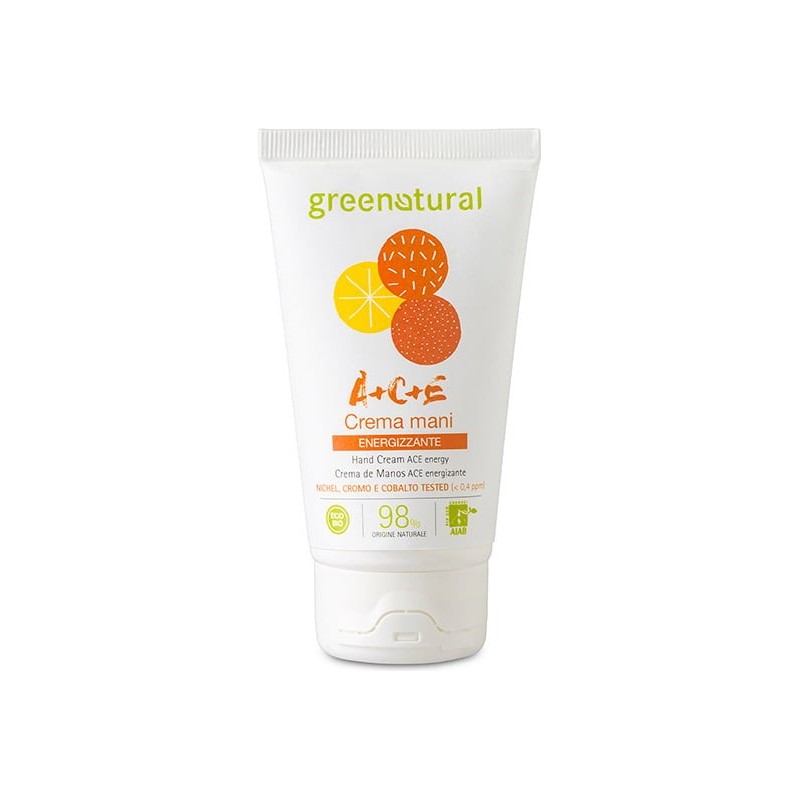 Hand cream Organic multi vitamin ACE Greenatural Hands and Nails  Available on Yumibio.com