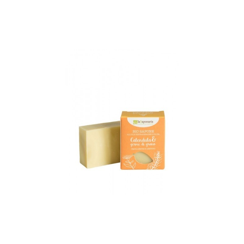 La Saponaria  Sapone Bio Calendula e Germe di Grano  Saponi