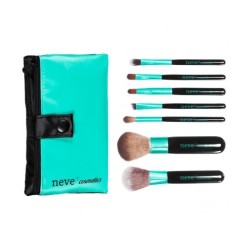 Neve Cosmetics  Set 7 Pennelli Trucco  Pennelli Occhi