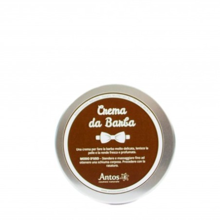 La crème à raser naturelle Antos Cosmetici Le rasage et le Style de Barbe   Disponible sur Yumibio.com