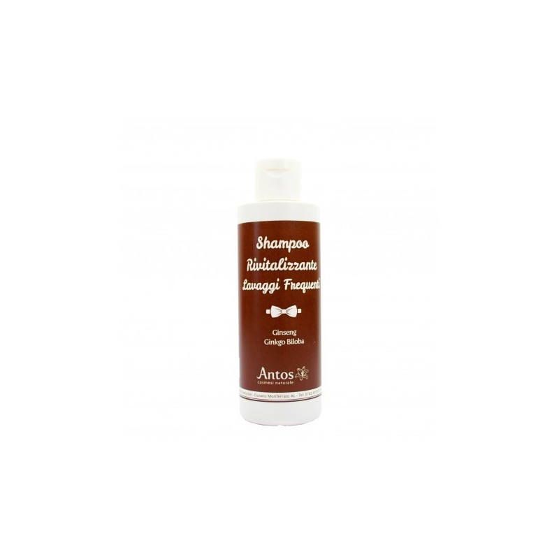 Antos Cosmetici  Shampoo rivitalizzante uomo Naturale per lavaggi frequenti  Shampoo Capelli Deboli