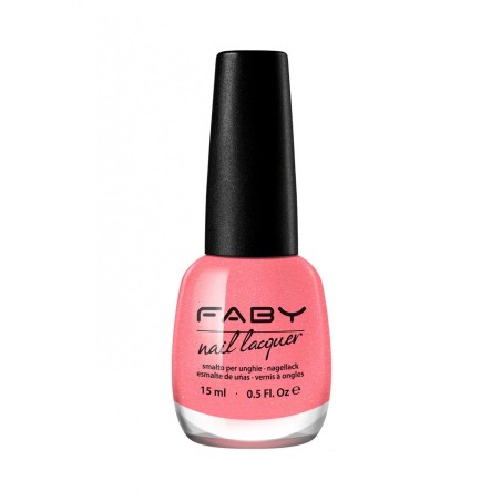Rose vernis Dépoli je suis un feu d'Artifice Faby Nails Les émaux   Disponible sur Yumibio.com