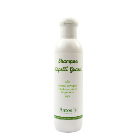 Natural Shampoo for oily Hair Antos Cosmetici Shampoo  Available on Yumibio.com