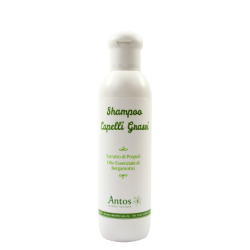 Natural Shampoo for oily Hair Antos Cosmetici Shampoo  Available on Yumibio.com