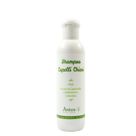 Natural Shampoo for Light Hair Antos Cosmetici Shampoo Dry and treated hair  Available on Yumibio.com