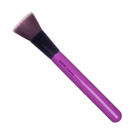 Brush Foundation - Purple Flat Neve Cosmetics Brushes and Accessories  Available on Yumibio.com