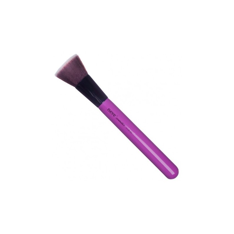 Brush Foundation - Purple Flat Neve Cosmetics Brushes and Accessories  Available on Yumibio.com