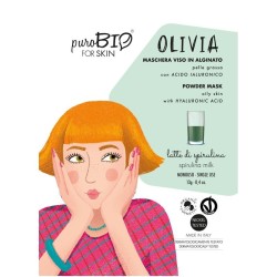 Masque Peel Off la Peau Grasse du Lait de la Spiruline Purobio Les masques   Disponible sur Yumibio.com