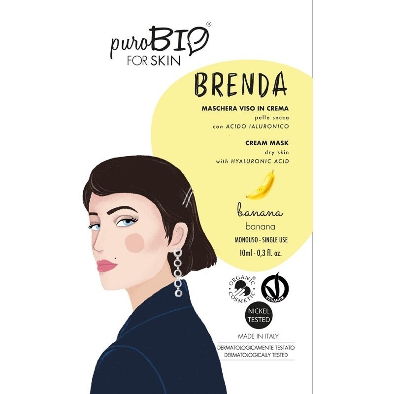 Masque Pour Le Visage Peau Sèche - Banane Purobio Les masques   Disponible sur Yumibio.com