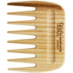 Tek  Pettine Afro in Legno Naturale  Spazzole e Phon
