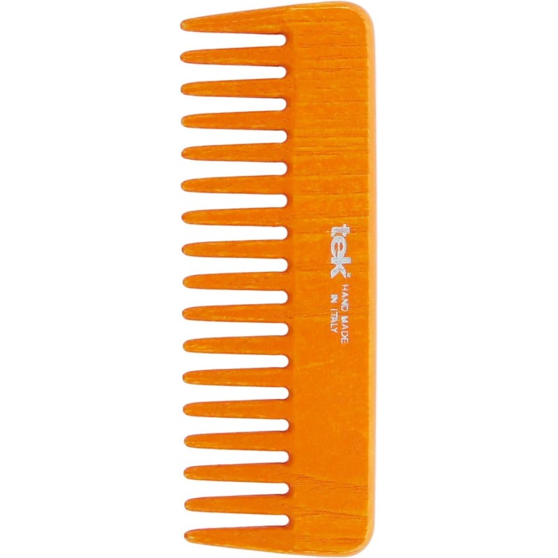 Tek  Pettine a Denti Radi - Arancio  Spazzole e Phon