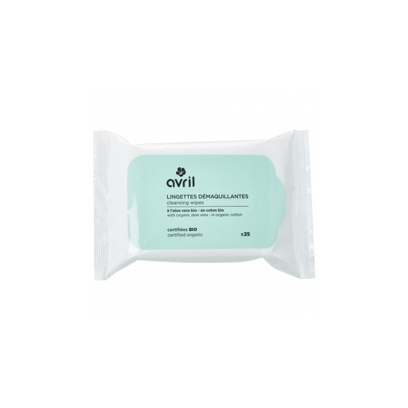 Lingettes démaquillantes en coton biologique - 25 pcs  Nettoyage   Disponible sur Yumibio.com