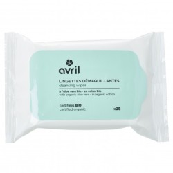 Lingettes démaquillantes en coton biologique - 25 pcs  Nettoyage   Disponible sur Yumibio.com