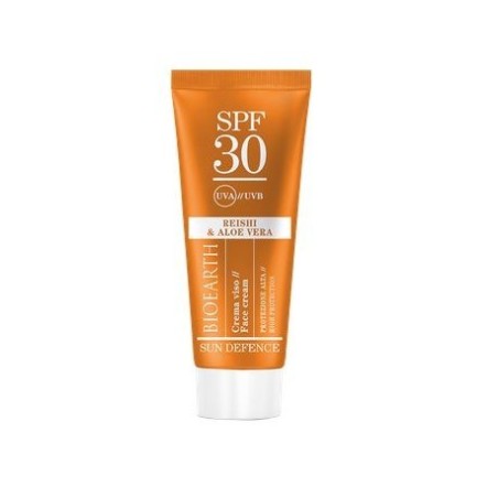 Sun cream for Face-Medium Protection - SPF 30 Bioearth Face sunscreen  Available on Yumibio.com