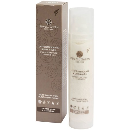 Bewell Green  Latte Detergente Alghe e Aloe  Detergente viso
