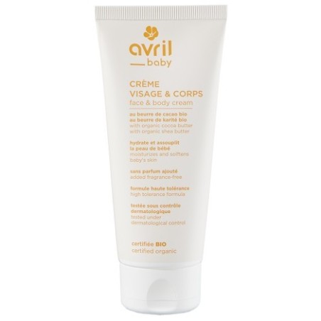 Face cream and Body Organic Baby Avril Mother and Child  Available on Yumibio.com