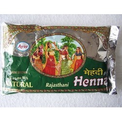 Le henné du Rajasthan Rouge Froid Ayumi Teint de légumes et de Henne   Disponible sur Yumibio.com