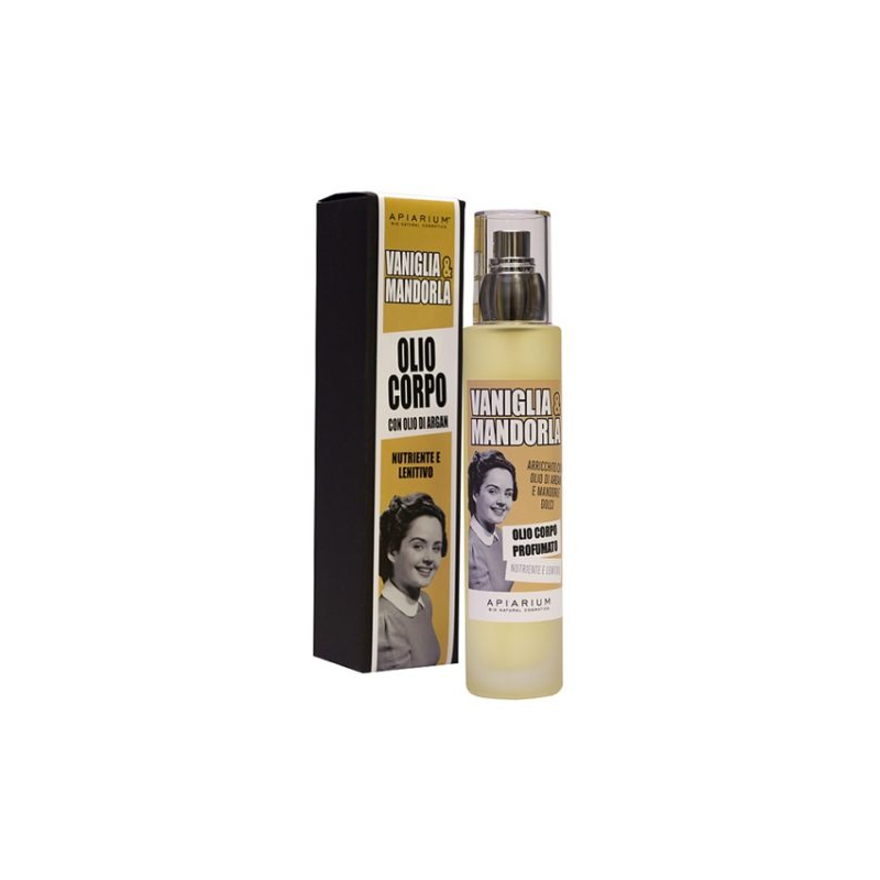 Apiarium  Olio Corpo Bio Vaniglia e Mandorla  Oli e Burri