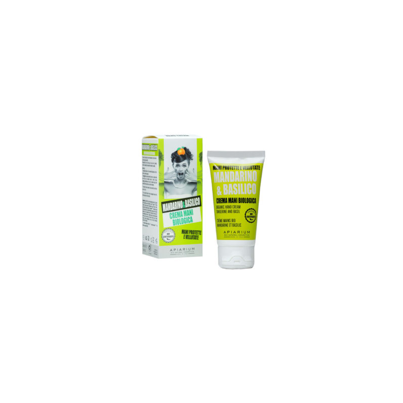 Hand cream - Mandarin and Basil Apiarium Hands and Nails  Available on Yumibio.com