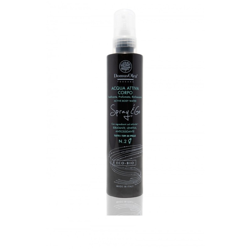 Spray-Active Water Body 2 ( Unisex Fragrance) Domus Olea Toscana Organic Body Creams  Available on Yumibio.com