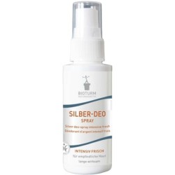 Spray déodorant avec une Fraîcheur d'Argent pas.86 Bioturm Les déodorants   Disponible sur Yumibio.com