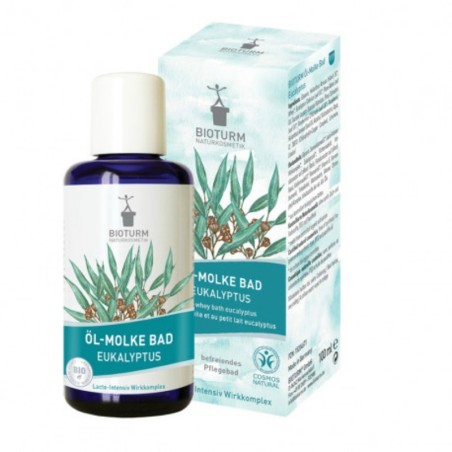 Huile de Bain Eucalyptus avec de la Whey n.117 Bioturm Bain Moussant Bio   Disponible sur Yumibio.com
