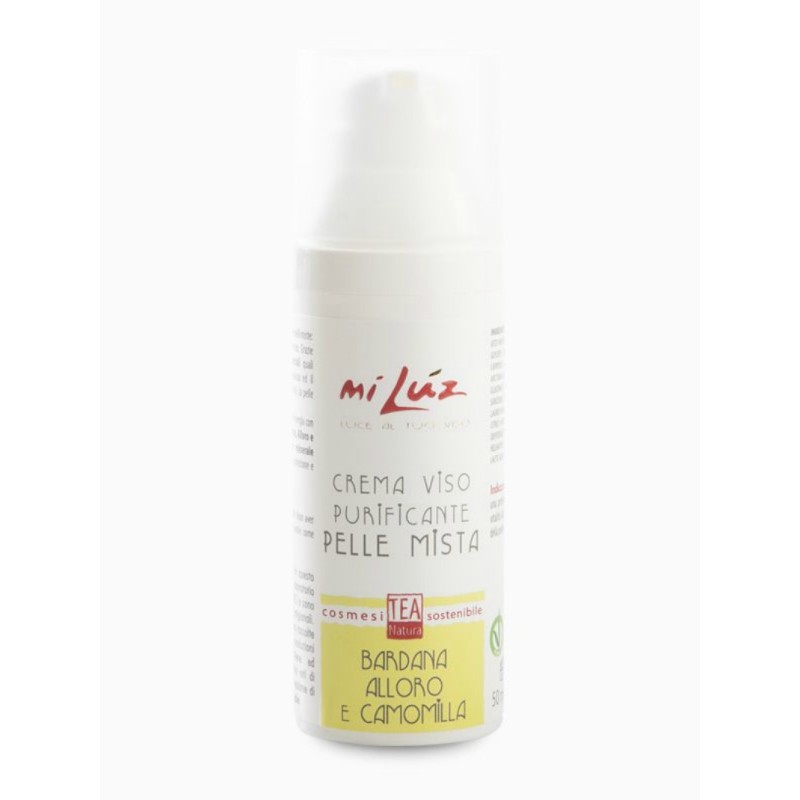 Tea Natura  Crema Viso Purificante per Pelle Mista  Crema viso