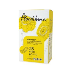 Protège-slip en coton bio - Suspendus Fior di Luna Absorbant   Disponible sur Yumibio.com