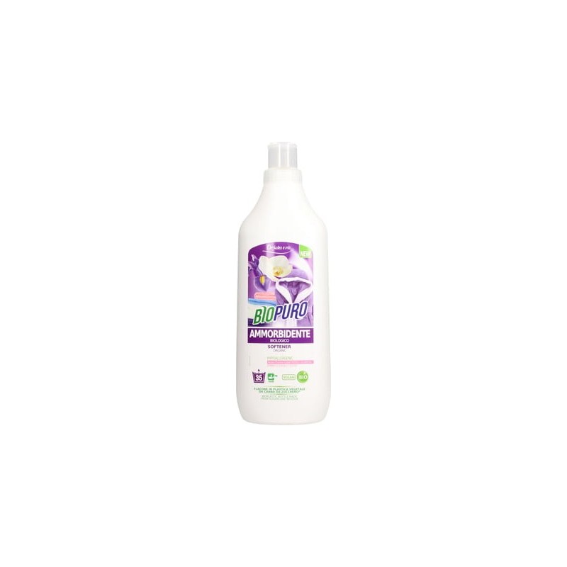 Fabric softener White Orchid and Iris Biopuro Laundry  Available on Yumibio.com