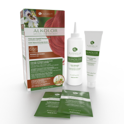 Alkolor Permanente Teinte 6.66 - Rouge Intense Alkemilla Teint de légumes et de Henne   Disponible sur Yumibio.com