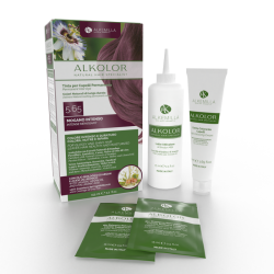 Alkolor Permanente Teinte De 5,65 - Acajou Intense Alkemilla Teint de légumes et de Henne   Disponible sur Yumibio.com