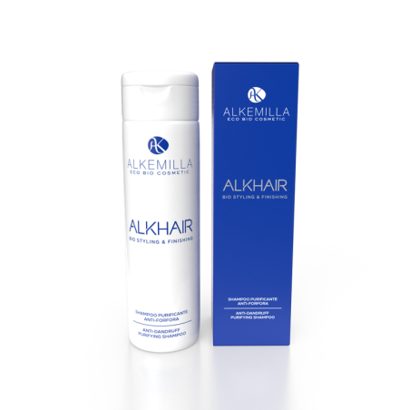 Purifying Shampoo Anti-dandruff Alkemilla Shampoo  Available on Yumibio.com
