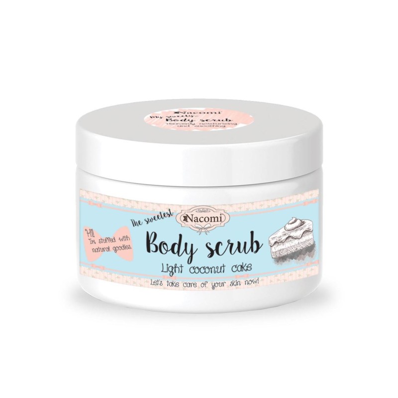 Scrub Corpo - Light Coconut Cake Nacomi Scrubs   Disponible sur Yumibio.com