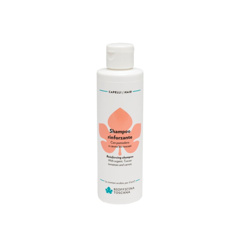 Shampoo Strengthening with Liquepom Biofficina Toscana Shampoo  Available on Yumibio.com