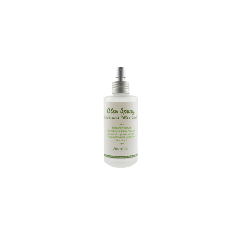 Antos Cosmetici  Oleo Spray - Olio Capelli Rivitalizzante e Anticrespo  Lozioni per capelli e oli