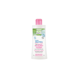 SO’BiO étic  Latte Dermo Detergente con Aloe Vera - Pelle Sensibile  Detergente viso