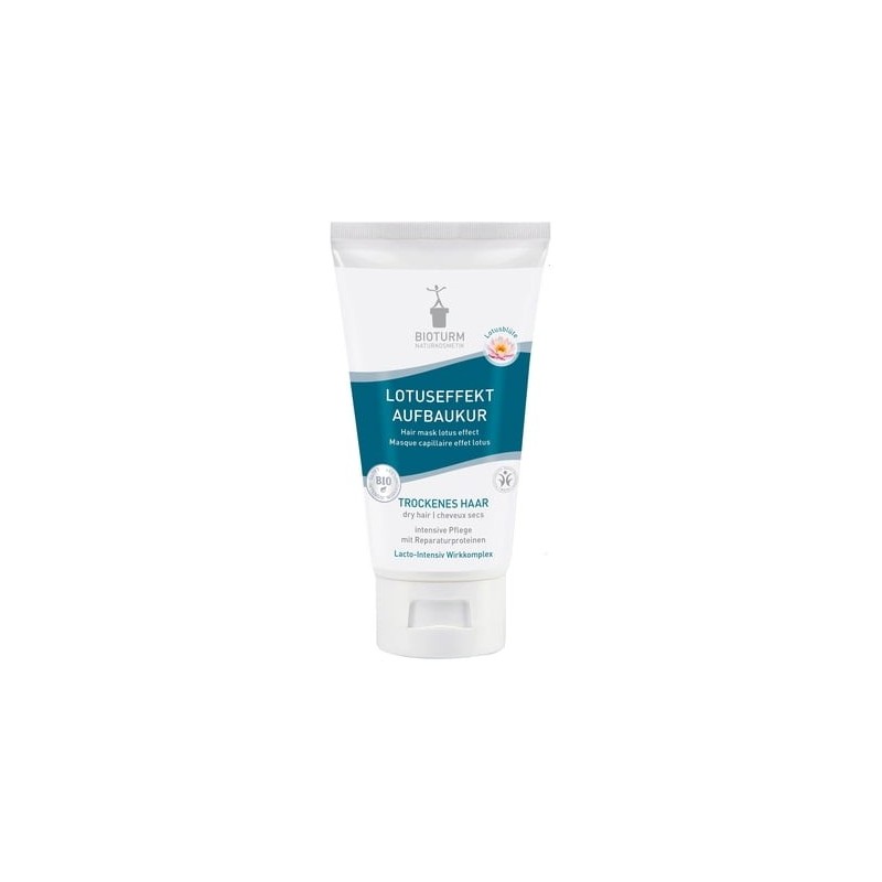 Intensive treatment of the Lotus for Dry Hair and Damaged Bioturm Conditioner for dry and treated hair  Available on Yumibio.com