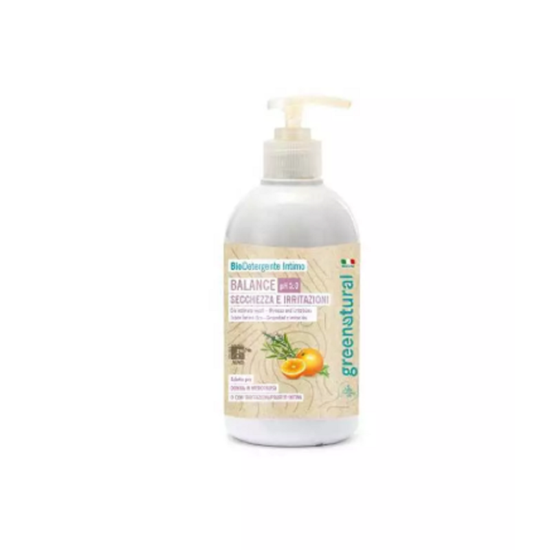 Intime nettoyant, l'Équilibre du ph de 5,0 Greenatural Les détergents   Disponible sur Yumibio.com