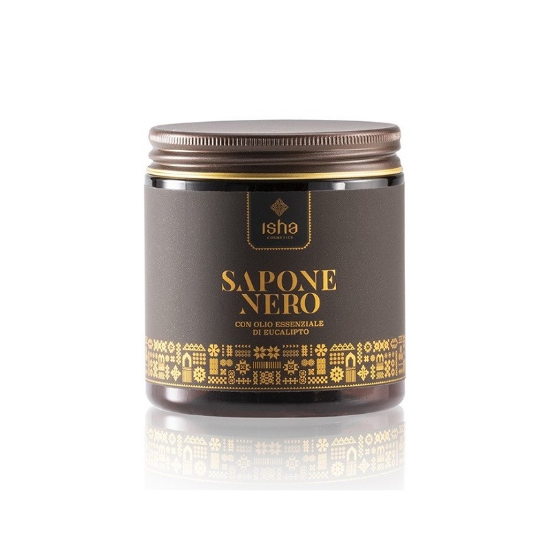 Savon noir à l'Eucalyptus Isha Les savons   Disponible sur Yumibio.com
