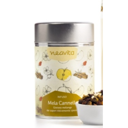 The infusion of the Fruit - Apple and Cinnamon Neavita Tea and herbal Teas  Available on Yumibio.com
