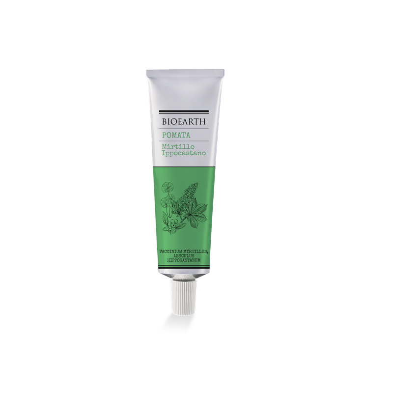 Ointment Bilberry and horse Chestnut Bioearth Lotions and Creams  Available on Yumibio.com