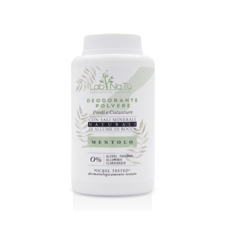 Deodorizing Refreshing Foot Powder LabNatù Foot care  Available on Yumibio.com