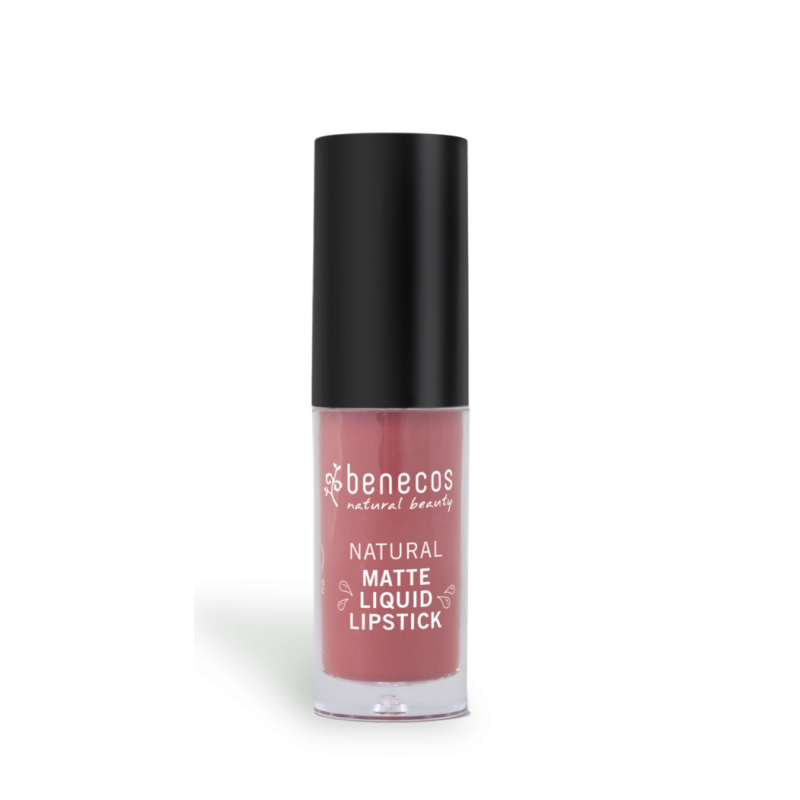 Benecos  Rossetto Liquido Rosa - Rosewood Romance  Rossetti