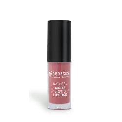 Benecos  Rossetto Liquido Rosa - Rosewood Romance  Rossetti